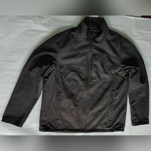 Swiss Tech Jacket Rich Black Mens Size Large 42-44 Full Zip Jacket SM49601Y